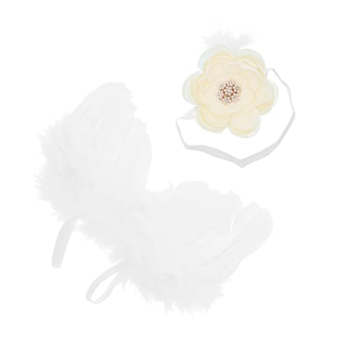 Lurrose 1 Satz Fotografie Teiliges Kostüm mit Engel Flügel für Fotoshootings Weich und für Babyhaut für Geburtstagsfeiern und Besondere Anlässe Lurrose 1 Satz Fotografie Teiliges Kostüm mit Engel Flügel für Fotoshootings Weich und für Babyhaut für Geburtstagsfeiern und Besondere Anlässe von Lurrose
