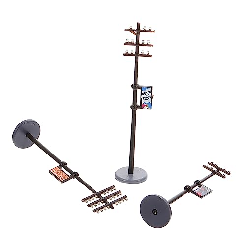 Lurrose 1 Set Von Miniatur Landschaft Pole Straße Pole Garten Licht Für Box Decor Miniatur Garten von Lurrose
