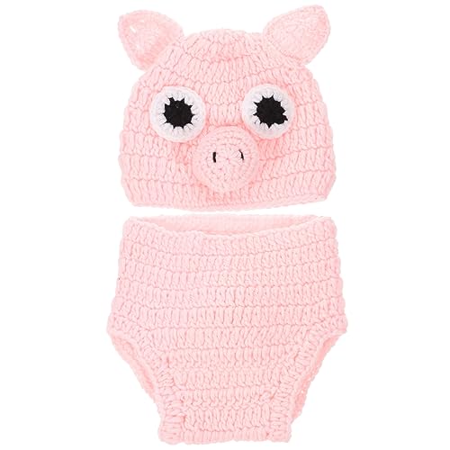 Lurrose 1 Satz Neugeborenen Fotografie Kostüm Set mit Mütze und Hose Teiliges Outfit für Babyfotos Rosa Tierdesign für Shower und Familienfeiern Süße Requisiten für Unvergessliche Lurrose 1 Satz Neugeborenen Fotografie Kostüm Set mit Mütze und Hose Teiliges Outfit für Babyfotos Rosa Tierdesign für Shower und Familienfeiern Süße Requisiten für Unvergessliche von Lurrose