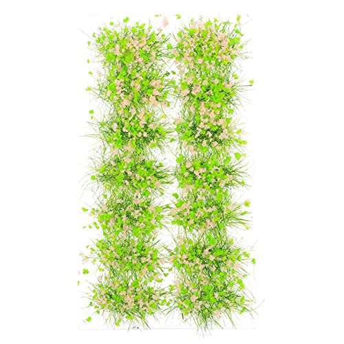 Lurrose 1 Schachtel DIY Miniatur Blumencluster für Landschaftsmodellbau Künstliches Gras für Sandtisch und Modellbau Leicht Langlebig und Einfach zu Verwenden für und Dekorationen von Lurrose