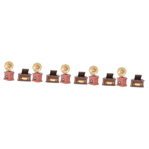 10 STK Vintage-Ornamente Musikinstrument Miniatur Retro-Radiomodelle Spielzeug für Kinder kinderspielzeug Kamera Zubehör Weihnachtsdekorationen Mini- -Dekor Mini-Modell-Dekor von Lurrose