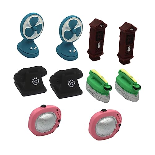 Lurrose 10 Stück Home Appliance Model Ornamente Winzige Möbel Mini Möbelmodell Kinderspielzeug kleine möbel Tell dir vor, zu Harz von Lurrose
