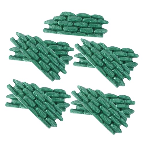 Lurrose 10 Stück Sandsackbunker camoing verkleidung garnische spielsachen Toy Soldat Modellfigur Soldat Kampfszene Zubehör Kampfszenen-Accessoires-Modell Plastik Green Lurrose 10 Stück Sandsackbunker camoing verkleidung garnische spielsachen Toy Soldat Modellfigur Soldat Kampfszene Zubehör Kampfszenen-Accessoires-Modell Plastik Green von Lurrose