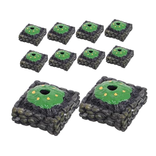 Lurrose Miniatur-landschaftsdekoration 10 Stück Baumsockel Für Gartenornamente von Lurrose
