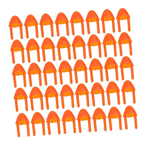 Lurrose 100st Schnabel Zubehör Entenmaul Basteln Puppenherstellung Weihnachtsschneemannteile Zubehör Für Entenspielzeug Cartoon-plüschtier Entenmunddekoration Materialien Plastik Mini von Lurrose