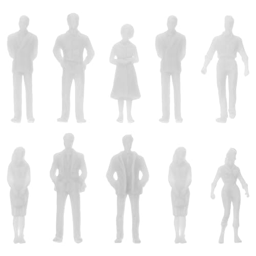 Lurrose 10St modellfiguren 1 20 -Puppenhausmenschen Modelleisenbahn Landschaft DIY-Modellbau Puppenhausminiaturen Mini-People- lebensechte Schurke Statue Pack Weiß Lurrose 10St modellfiguren 1 20 -Puppenhausmenschen Modelleisenbahn Landschaft DIY-Modellbau Puppenhausminiaturen Mini-People- lebensechte Schurke Statue Pack Weiß von Lurrose