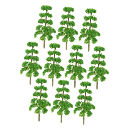 Lurrose Modellbaum-Diorama 10 Stück Mini-kiefern Maßstabsgetreue Bäume Für Projekte Und Realistische Landschaftsszenerien von Lurrose
