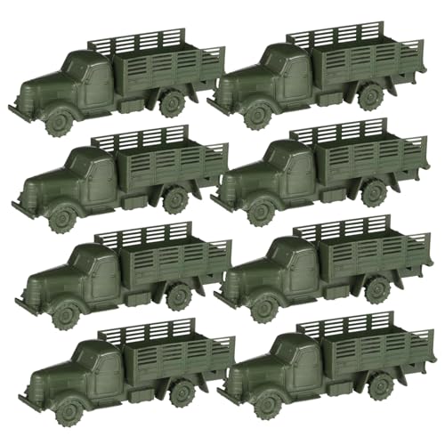 Lurrose 12 Stück Modellspielzeug Für Militärfahrzeuge Interessantes LKW- Versorgen Sandtisch Kinderspielzeug Für Den Strand Army Trucks Pp Dark Green Lurrose 12 Stück Modellspielzeug Für Militärfahrzeuge Interessantes LKW- Versorgen Sandtisch Kinderspielzeug Für Den Strand Army Trucks Pp Dark Green von Lurrose