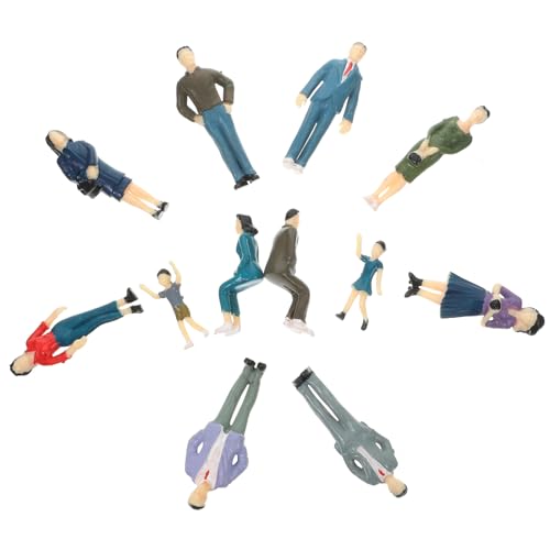 Lurrose 12st Simulationscharaktermodell Eisenbahn Bemalte Fahrgastfiguren Gemalte Menschenfiguren Baufiguren Modell Personenfiguren Skalieren Verschiedene Posen Menschenmodell Zug Abs Lurrose 12st Simulationscharaktermodell Eisenbahn Bemalte Fahrgastfiguren Gemalte Menschenfiguren Baufiguren Modell Personenfiguren Skalieren Verschiedene Posen Menschenmodell Zug Abs von Lurrose
