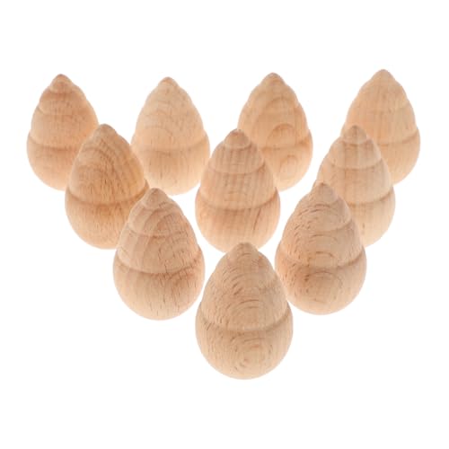 Lurrose Holzspielzeug Zum Ausmalen – 16-teiliges Set – Basteln Aus Unbehandeltem Holz – Ideal Für & Gastgeschenk von Lurrose