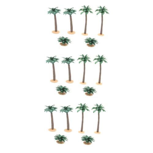 Lurrose 18 STK Mikrolandschaftsbäume Maßstabsgetreue Modellbäume Architekturmodellbäume Modell Palme Gefälschte Bäume Terrarien Simulation Von Baum Und Mini PVC Landschaftsbaum von Lurrose