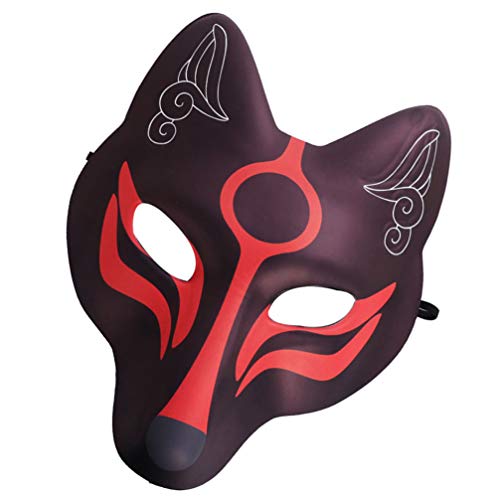 Lurrose 1stk Fuchs Maske Vanny-cosplay Japanische Kabuki-masken Maskerade-maske Spukhaus-requisite Maskengesicht Maskerade Fuchs Zarte Halbmaske Fuchskostümzubehör Tier Schnauze 3d Eva von Lurrose