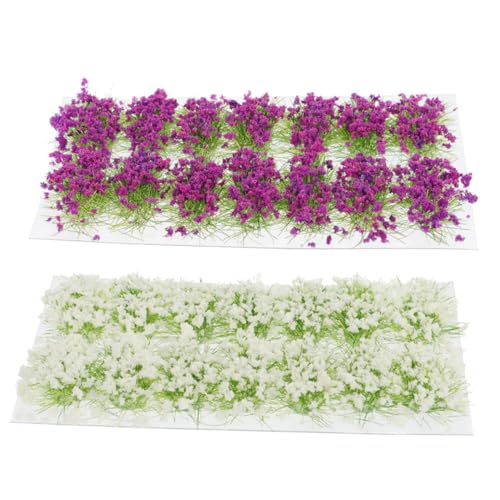 Lurrose Langlebiges Mini-blumencluster-Set – Tischdekoration Mit Künstlichen Blumen- Und Grasclustern von Lurrose