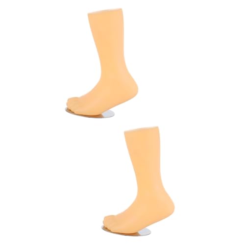 Lurrose 2 STK Kinderfußmodell Sockenhalter Vitrine magnetischer sockenhalter magnetische Socken Sandalen Sockenhalter aus Kunststoff Sockenständer Schmuck Fußsocken Gestalter Schimmel pe von Lurrose