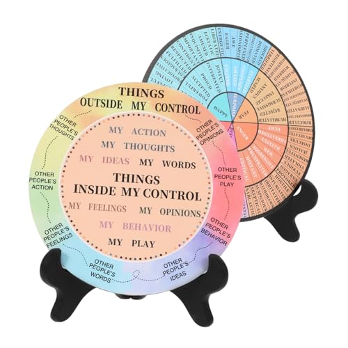 Lurrose 2 Stück Raddiagramm Gefühlsdiagramm Roulettetisch Ästhetisches Raumdekor Emotionen Diagramm Lenkreifen Rad Der Gefühle Zubehör Creeper Schubkarre Gaming Rad PVC Lurrose 2 Stück Raddiagramm Gefühlsdiagramm Roulettetisch Ästhetisches Raumdekor Emotionen Diagramm Lenkreifen Rad Der Gefühle Zubehör Creeper Schubkarre Gaming Rad PVC von Lurrose