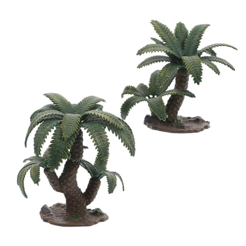 Lurrose 2 Stück Simulation Landschaft Baum Sand Tisch Modell Der Draht Kaktus Modell Zubehör Modell Sukkulenten Licht Super Helle Camping Lichter Pflanzen Äußere Runde Fußpolster von Lurrose