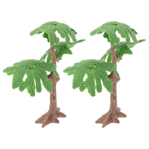 Lurrose 2 Stück Simulierter Ginkgobaum Ginkgobaum Modell Globen Pflanzenmodell Sandtischmodell Falsches Baummodell Solides Modell Künstliches Modell Baummodell Modelldekor von Lurrose