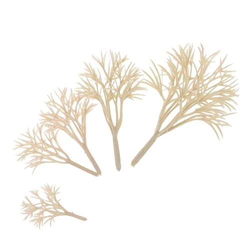 Lurrose 20 Stück Gebäudemodellbaum Zug zubehör Bäume zum Basteln Künstlicher Miniaturbaum Miniaturbäume für Modelle Baumlandschaftsmodelle Mikro-Landschaftsmodellbaum Plastik Beige Lurrose 20 Stück Gebäudemodellbaum Zug zubehör Bäume zum Basteln Künstlicher Miniaturbaum Miniaturbäume für Modelle Baumlandschaftsmodelle Mikro-Landschaftsmodellbaum Plastik Beige von Lurrose
