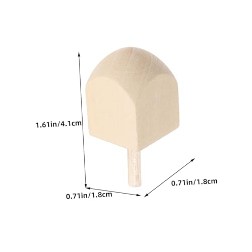 Lurrose 20 Stück Unbemalte Holz Dreidels für Hanukkah Stabile Natürliche Holzspielzeuge Traditionelle Unbemalte Dreidel Spinning Tops DIY Bastelset für Erwachsene Höhe Lurrose 20 Stück Unbemalte Holz Dreidels für Hanukkah Stabile Natürliche Holzspielzeuge Traditionelle Unbemalte Dreidel Spinning Tops DIY Bastelset für Erwachsene Höhe von Lurrose
