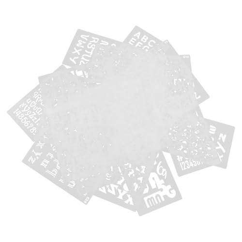 Lurrose 24Blatt Teiliges Kunststoff schablonen Buchstaben und Zahlen Wiederverwendbare Malvorlagen für DIY kunstwerke Präzise Aussparungen Langlebig und Geeignet für Wand und Lurrose 24Blatt Teiliges Kunststoff schablonen Buchstaben und Zahlen Wiederverwendbare Malvorlagen für DIY kunstwerke Präzise Aussparungen Langlebig und Geeignet für Wand und von Lurrose