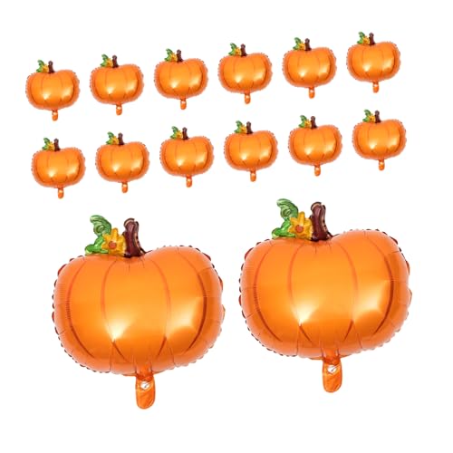 Lurrose 25 Stück Teiliges Aufblasbares Kürbis-folienballon- Lebendige Thanksgiving Herbst-dekoration Wiederverwendbar aus Aluminiumfolie für Innen Außenbereich bei Erntedankfest und Lurrose 25 Stück Teiliges Aufblasbares Kürbis-folienballon- Lebendige Thanksgiving Herbst-dekoration Wiederverwendbar aus Aluminiumfolie für Innen Außenbereich bei Erntedankfest und von Lurrose