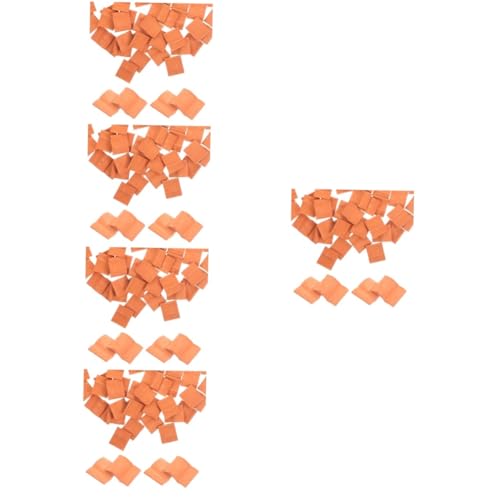 Lurrose 250 STK Mini-Steine Ziegel Gürtelrose Bulk-Mini-Spielzeug Massenspielzeug für Modelle Mini-Hausdekoration Mikro-Landschaftsdekor Miniatur schmücken Statue Fliesen Sandkasten Ton von Lurrose