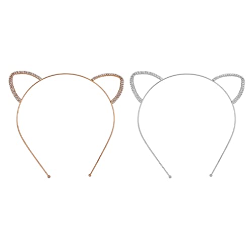 Lurrose 2st Stirnband Stirnbänder Haarschmuck Haarband Mit Katzenohren Haarreifen Für Katzenohren Strass-haarband Party-haar-accessoire Zinklegierung Kopfbedeckung Kind Mädchen Lurrose 2st Stirnband Stirnbänder Haarschmuck Haarband Mit Katzenohren Haarreifen Für Katzenohren Strass-haarband Party-haar-accessoire Zinklegierung Kopfbedeckung Kind Mädchen von Lurrose
