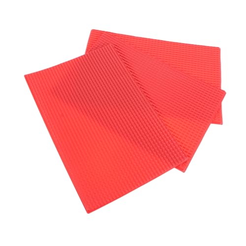 Lurrose 3 Stück Rot PVC Dachziegel Modell für Miniatur Hochwertiges für Sandtisch und Diorama Realistische und Langlebiges Material von Lurrose