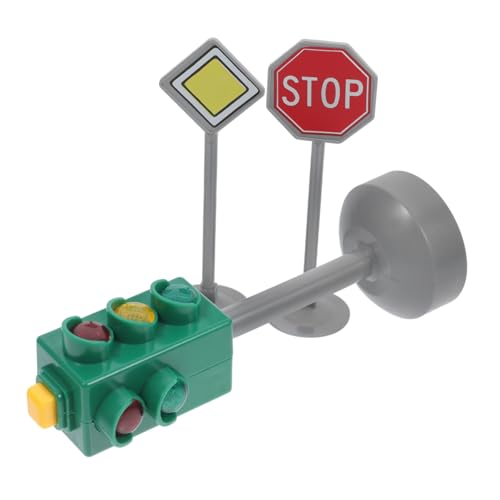 Lurrose 3 Teiliges Verkehrs Lernspielzeug Kleines Lichtlampe Lichtquelle Experimentiergerät Kreuzspielzeug Blinkende Ampeln DREI Grundfarben Set Haushaltsgeräte Wonton von Lurrose