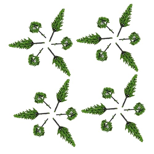 Lurrose 30pcs Miniatur Baum Künstliche Modell Für Landschaft Decor Realistische Baum Geformt Ornament Für Garten von Lurrose