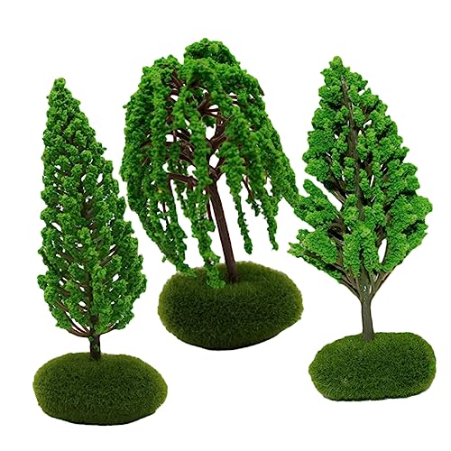 Lurrose 3st Baummodell Gefälschter Baum Im Freien Grün Miniatur-eisenbahnlandschaft Künstlicher Baum Diorama-minibäume Auto Baum Mini-baumspitze Feengarten Bäume Baumspielzeug Plastik Lurrose 3st Baummodell Gefälschter Baum Im Freien Grün Miniatur-eisenbahnlandschaft Künstlicher Baum Diorama-minibäume Auto Baum Mini-baumspitze Feengarten Bäume Baumspielzeug Plastik von Lurrose