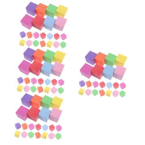 Lurrose 4 Sätze Lernwerkzeuge Für Volumengeometrie Pädagogisches Für Pädagogische Blöcke Kleine Blöcke Bausteine Bildungsblock Schaum 40 Stück * 4 von Lurrose