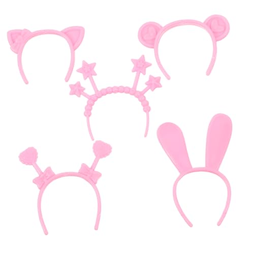 Lurrose 4 Satz Puppenzubehör Haarreifen für Puppen DIY Haarschmuck Tierohren Kopfschmuck für Kreatives Spiel für Puppenliebhaber Lurrose 4 Satz Puppenzubehör Haarreifen für Puppen DIY Haarschmuck Tierohren Kopfschmuck für Kreatives Spiel für Puppenliebhaber von Lurrose