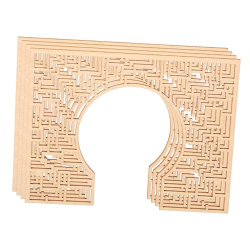 Lurrose 4 Stück Modell des Holzbildschirms aufgebaut Puppenhaus-Raumteiler Miniatur Dekoration Minisieb für Sandtisch LED -Bildschirmmodell Sandtisch-Minibildschirm Hellbraun Lurrose 4 Stück Modell des Holzbildschirms aufgebaut Puppenhaus-Raumteiler Miniatur Dekoration Minisieb für Sandtisch LED -Bildschirmmodell Sandtisch-Minibildschirm Hellbraun von Lurrose