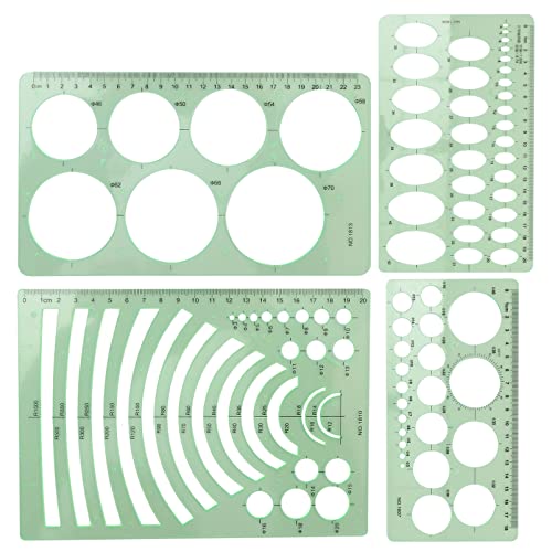 Lurrose 4 Teiliges Zeichenvorlagen Lineal Geometrisches Zeichenwerkzeug Kreisvorlage Multifunktionsgitter Vorlagen Für Geometrische Formen Zeichenlineale Kartenmaßstab Lineal Lurrose 4 Teiliges Zeichenvorlagen Lineal Geometrisches Zeichenwerkzeug Kreisvorlage Multifunktionsgitter Vorlagen Für Geometrische Formen Zeichenlineale Kartenmaßstab Lineal von Lurrose