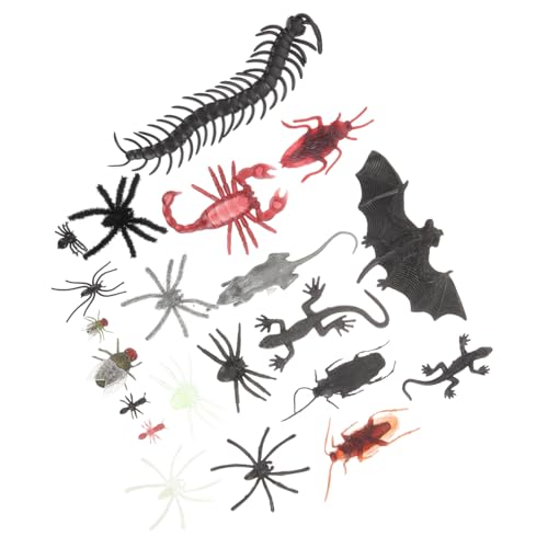 Lurrose 40Stücke Teiliges Insektenfiguren Für Halloween Kognitives Insektenspielzeug Zur Dekoration Von Mikrolandschaften Lebensechte Modelle Für Bildung Und Spiel von Lurrose