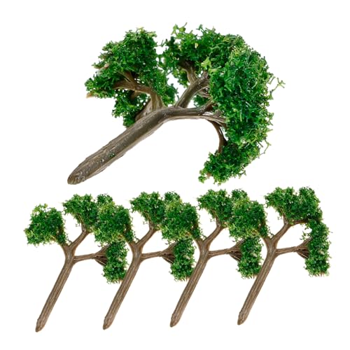Lurrose 5 Stück Modellbaum Winzige Baummodelle Mini Baum Mit Lichtern Bäume Baumspielzeug Künstliche Miniatur Kunstbaum Mini Baumspitze Herbst Baumdekoration Bäume Sand von Lurrose