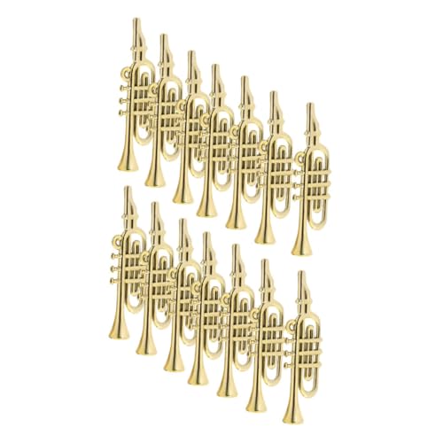 Lurrose 50 Stück Teiliges Miniatur Musikinstrumenten Goldfarben Mini Saxophon Trompete Dekorative Puppenhaus Accessoires für Weihnachtsbaum Party und Bastelprojekte Lurrose 50 Stück Teiliges Miniatur Musikinstrumenten Goldfarben Mini Saxophon Trompete Dekorative Puppenhaus Accessoires für Weihnachtsbaum Party und Bastelprojekte von Lurrose
