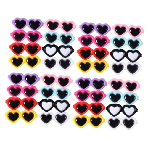 Lurrose 50Stücke Cartoon Brillen Charms aus Harz Dekorative DIY Materialien für Handyhüllen Kreative Ornamente Zubehör für Handwerksprojekte Niedliche Anhänger für Erwachsene Lurrose 50Stücke Cartoon Brillen Charms aus Harz Dekorative DIY Materialien für Handyhüllen Kreative Ornamente Zubehör für Handwerksprojekte Niedliche Anhänger für Erwachsene von Lurrose