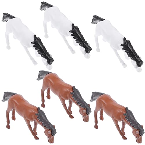 Lurrose 6 Stück Miniatur Pferde Figuren Teiliges PVC Deko für Moos und Sukkulenten Landschaften Kreative Heim und Garten Dekoration für und Familie Lurrose 6 Stück Miniatur Pferde Figuren Teiliges PVC Deko für Moos und Sukkulenten Landschaften Kreative Heim und Garten Dekoration für und Familie von Lurrose