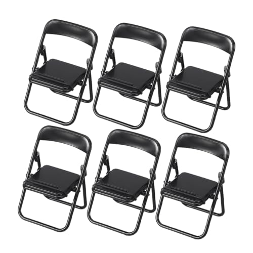 Lurrose 6 Stück Zubehör Für Puppenhäuser Möbel Klappstuhl Mini-Stuhl Winzige Stuhlstütze Desktop-telefonhalterung Stuhl Telefonhalterung Handy-aufbewahrungshalterung Plastik Black Lurrose 6 Stück Zubehör Für Puppenhäuser Möbel Klappstuhl Mini-Stuhl Winzige Stuhlstütze Desktop-telefonhalterung Stuhl Telefonhalterung Handy-aufbewahrungshalterung Plastik Black von Lurrose