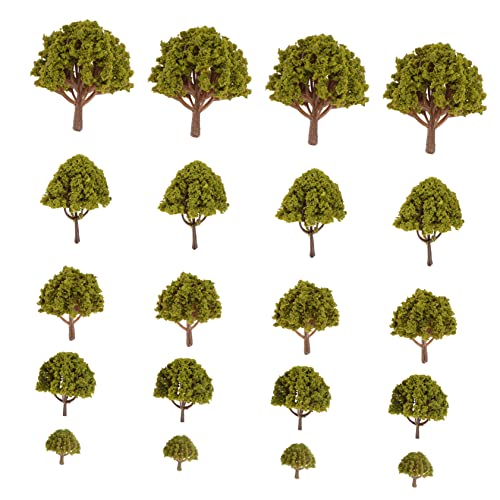 Lurrose 60 STK Gründekor Winterdekoration Zug modellbäume Modell bäume Pflanze bastelsachen Modelllandschaftsbaum dreidimensional Modell liefert Diorama Kunsthandwerk sa60 Moos von Lurrose