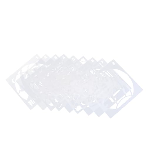 Lurrose 9 Teilige Halloween Schnitzschablone Zeichenvorlagen Für Halloween Zeichenschablonen Halloween Malvorlagen Hohle Malvorlage Abs Weiß Lurrose 9 Teilige Halloween Schnitzschablone Zeichenvorlagen Für Halloween Zeichenschablonen Halloween Malvorlagen Hohle Malvorlage Abs Weiß von Lurrose