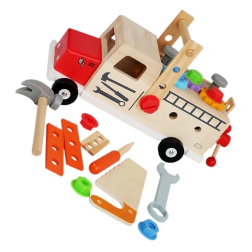 Lurrose Holz Werkzeugkasten Set für Kleinkinder Tragbarer Holz Werkzeugkoffer mit Schrauben Lernspielzeug Feinmotorik Problemlösung und Kreativität Sicher und Nachhaltig Lurrose Holz Werkzeugkasten Set für Kleinkinder Tragbarer Holz Werkzeugkoffer mit Schrauben Lernspielzeug Feinmotorik Problemlösung und Kreativität Sicher und Nachhaltig von Lurrose