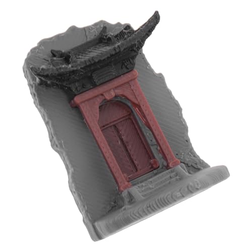 Lurrose Mikro Landschaftsornament Chinesischer Stil Gartenornament Im Zen Stil Zen Figuren Für Den Außenbereich Mikro Landschaftsfiguren Miniatur Torii Tor Miniatur Turmornament von Lurrose