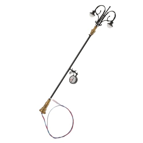 Lurrose Mini Straßenlaterne Modell Maßstab Schwarze Miniatur Straßenlampe für Modellbahn Garten Dekoration Langlebig Einfach Montierbar Vielseitig Einsetzbar als Puppenhaus Lampe und Mini Lurrose Mini Straßenlaterne Modell Maßstab Schwarze Miniatur Straßenlampe für Modellbahn Garten Dekoration Langlebig Einfach Montierbar Vielseitig Einsetzbar als Puppenhaus Lampe und Mini von Lurrose