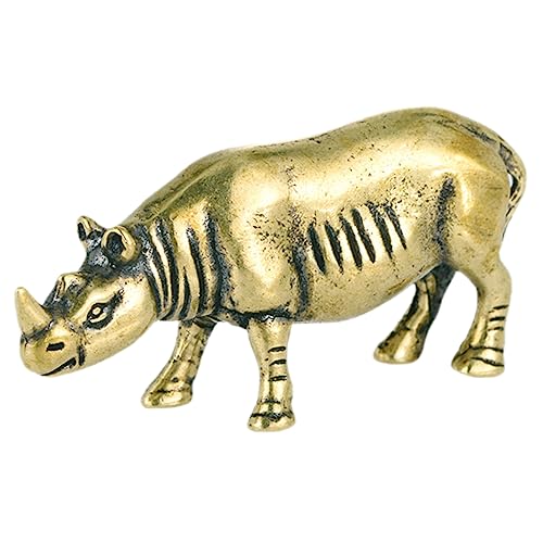 Lurrose Nashorn Ornamente Nashorn Modell Miniaturfiguren Mini Nashorn Figur Deko Statue Miniaturen Mini Tierfiguren Nashorn Bastelmodell Skulptur Aus Messing Lurrose Nashorn Ornamente Nashorn Modell Miniaturfiguren Mini Nashorn Figur Deko Statue Miniaturen Mini Tierfiguren Nashorn Bastelmodell Skulptur Aus Messing von Lurrose