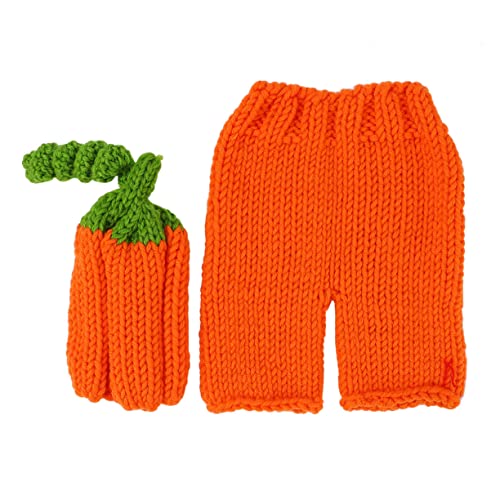 Lurrose Neugeborenen Fotografie Kostüm Handgehäkelt Outfits Monate Halloween Fotoshooting Requisiten Weiche Atmungsaktive Babykleidung Jungen Mädchen von Lurrose