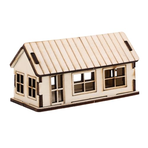 Lurrose Sandtischhaus Bauen holzspielzeug Miniaturhaus Hausspielzeug unfertiges Holzhaus Spielzeughaus Miniaturhäuser zum Basteln Handwerkshäuser Holz zum Basteln hölzern Lurrose Sandtischhaus Bauen holzspielzeug Miniaturhaus Hausspielzeug unfertiges Holzhaus Spielzeughaus Miniaturhäuser zum Basteln Handwerkshäuser Holz zum Basteln hölzern von Lurrose