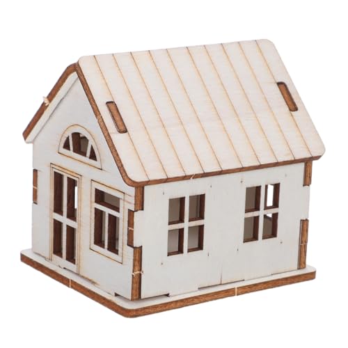 Lurrose Unvollendetes Holzhaus Modell Bausatz aus Massivem Holz Detailreiches DIY Festliches Gartenspielhaus für Erwachsene Interaktives Gartenhaus für Familien Langlebig und Realistisch Lurrose Unvollendetes Holzhaus Modell Bausatz aus Massivem Holz Detailreiches DIY Festliches Gartenspielhaus für Erwachsene Interaktives Gartenhaus für Familien Langlebig und Realistisch von Lurrose
